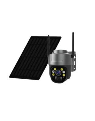 4MP 2K Solar PTZ CCTV Camera – Wi-Fi-4G