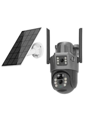 5MP+5MP Generic Dual-Lens 4G Solar-Powered PTZ Security Camera
