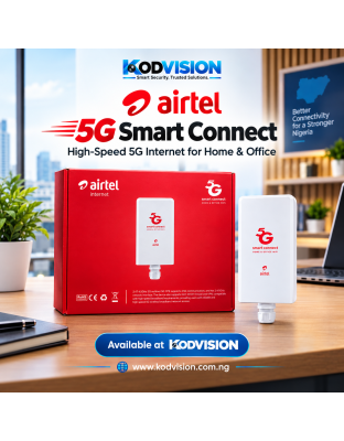 Airtel 5G Smart Connect Outdoor 5G CPE Router – High-Speed Home &amp; Office Internet (With FREE Unlimited 6-Months Data)